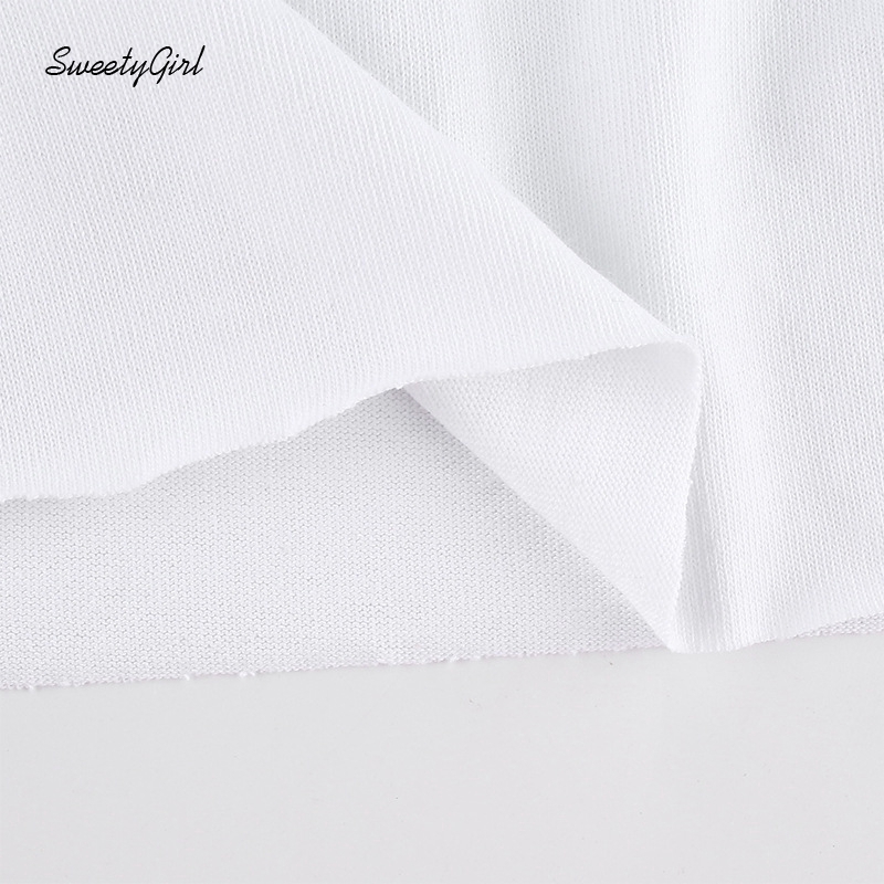 Áo Thun Croptop Tay Ngắn Cổ Tròn Màu Trơn Thiết Kế Dễ Thương