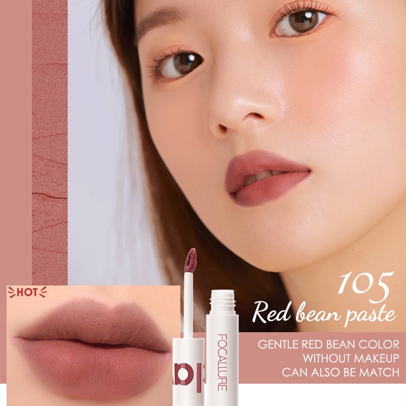FOCALLURE môi hiệu ứng nhung mờ Matte Lipstick Lip Clay Lip Cream Velvet Waterproof Longlasting Dual-use Lip And Cheek Professional Makeup FOCALLURE | BigBuy360 - bigbuy360.vn