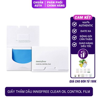 Giấy thấm dầu Innisfree Clear Oil Control Film