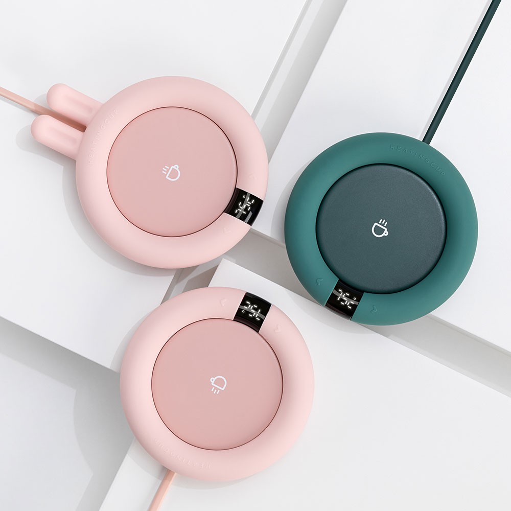 Tấm lót cốc UARELIFFE hâm nóng mini thông minh điều khiển cảm ứng 3 chế độ giữ nhiệt cho đồ uống tại nhà văn phòng