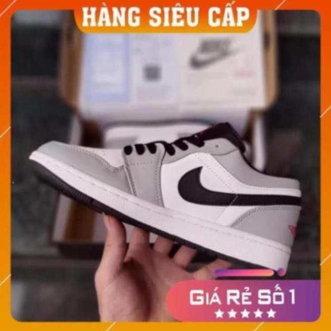 [FREESHIP- BẢO HÀNH 12 THÁNG] GIÀY THỂ THAO NAM NỮ JD XÁM CHỈ ĐỎ THẤP CỔ HOT TREND FULL BOX BILL | BigBuy360 - bigbuy360.vn