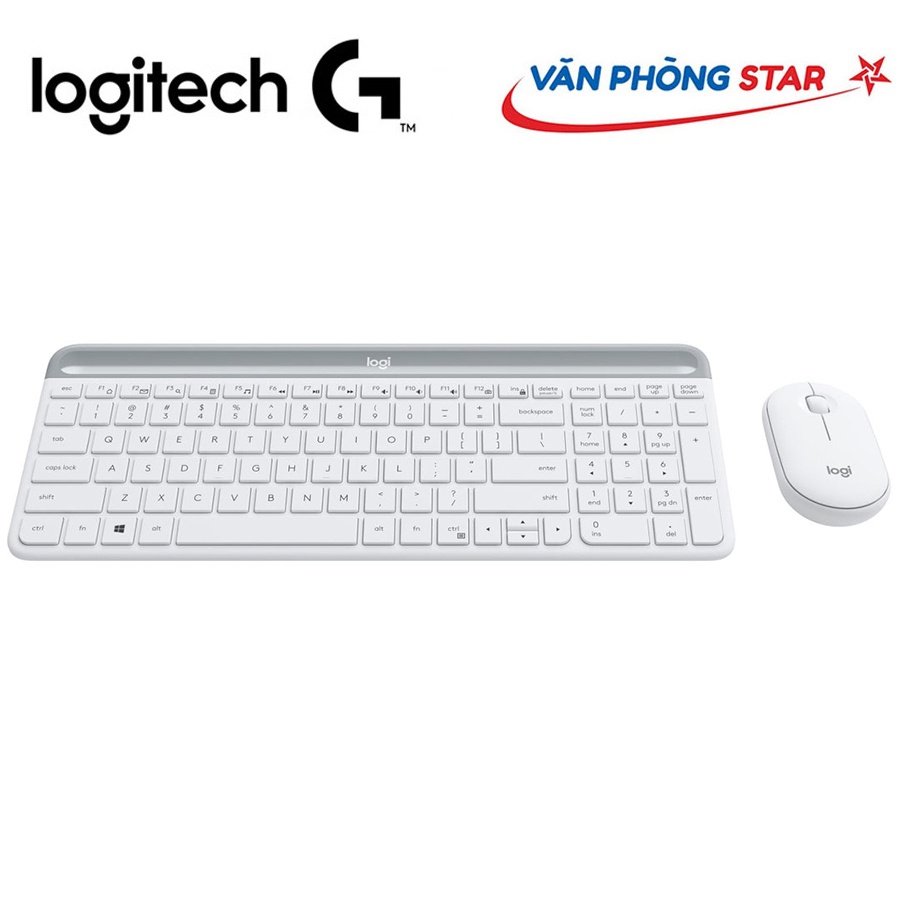 [FREESHIP] Combo bàn phím + Chuột không dây Logitech MK470 Slim tại vanphongstar. Chính hãng bảo hành 12 tháng