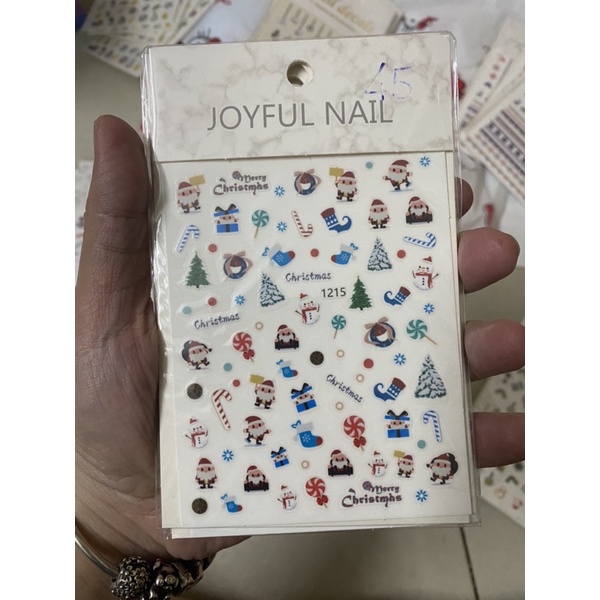 STICKER NOEL DÁN MÓNG SIÊU XINH XẮN