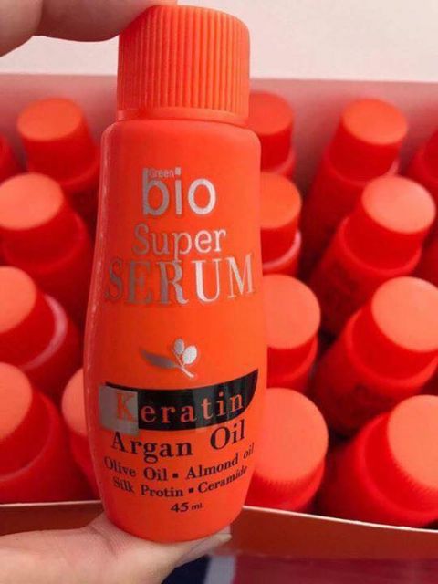 Serum Dưỡng Tóc Green Bio Super Serum Keratin Argan Oil 45 ml