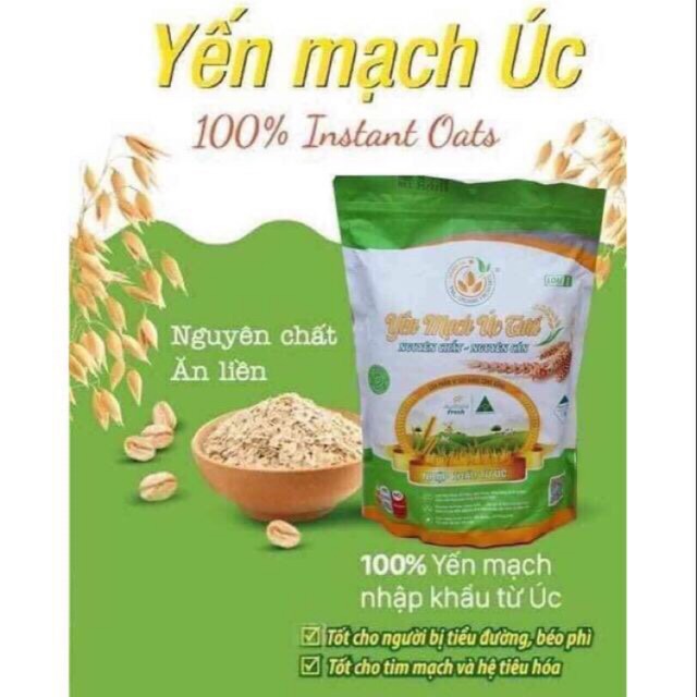 Yến mạch úc tươi túi 1kg