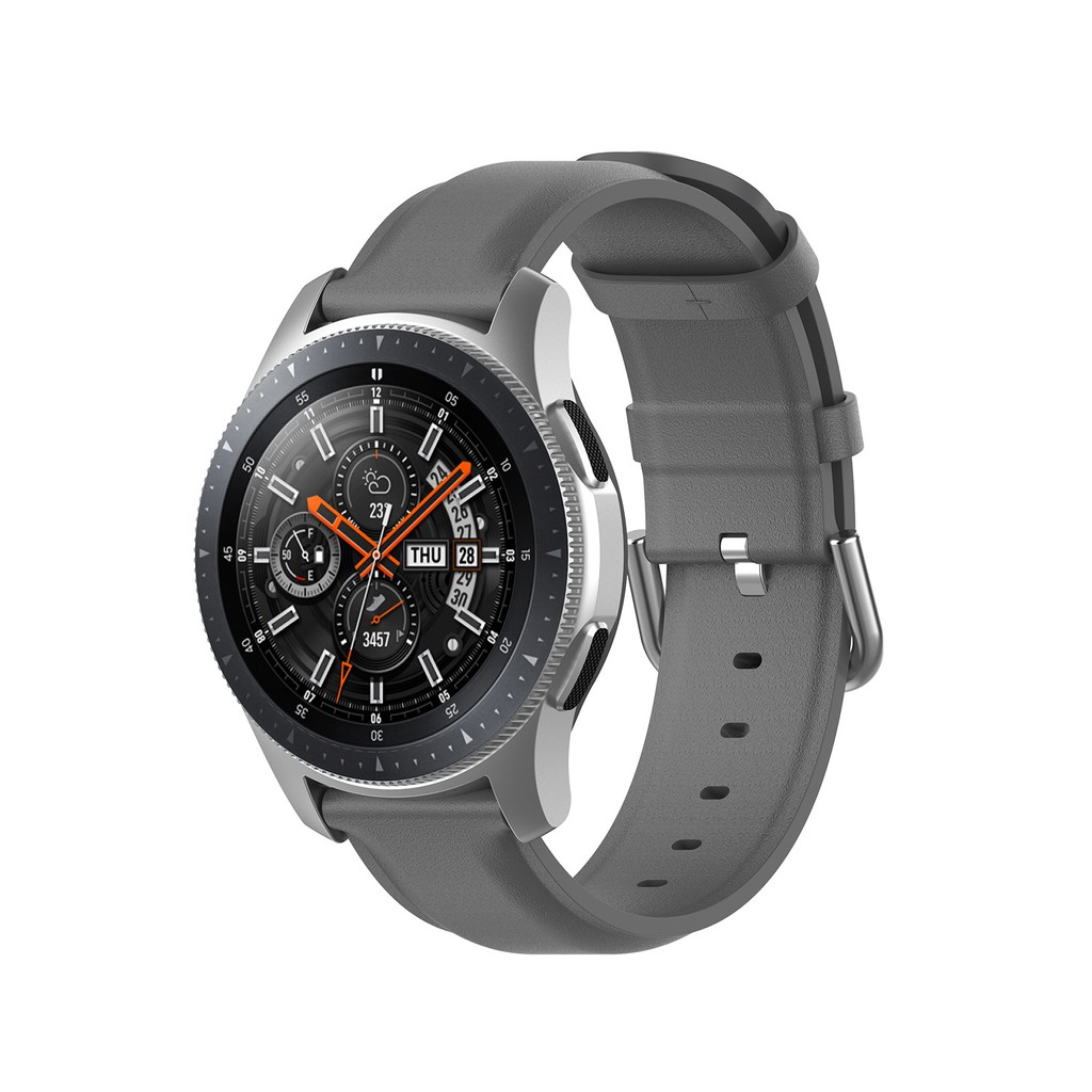 Dây da cao cấp mặt trơn 20mm, 22mm cho đồng hồ thời trang - thể thao Galaxy Watch / Huawei / Amazfit / Garmin PKHRSMS004