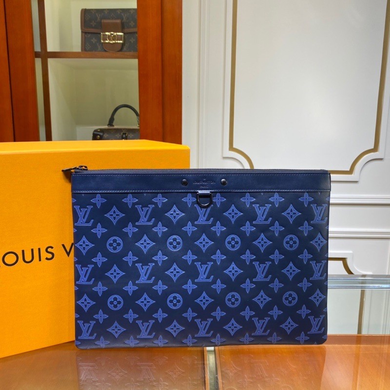 Clutch cầm tay cho nam Louis Vuitton Phochette LV da thật cao cấp hàng vip 1-1
