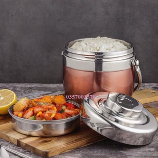 Cặp lồng inox giữ nhiệt dáng nhỏ