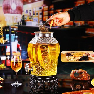 Bình Thủy Tinh Ngâm Rượu Sâm 8833 8 Lít