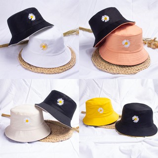 [SIÊU RẺ] Mũ Bucket Thêu Cúc Hoạ Mi Hot trend đội được 2 mặt loại 1