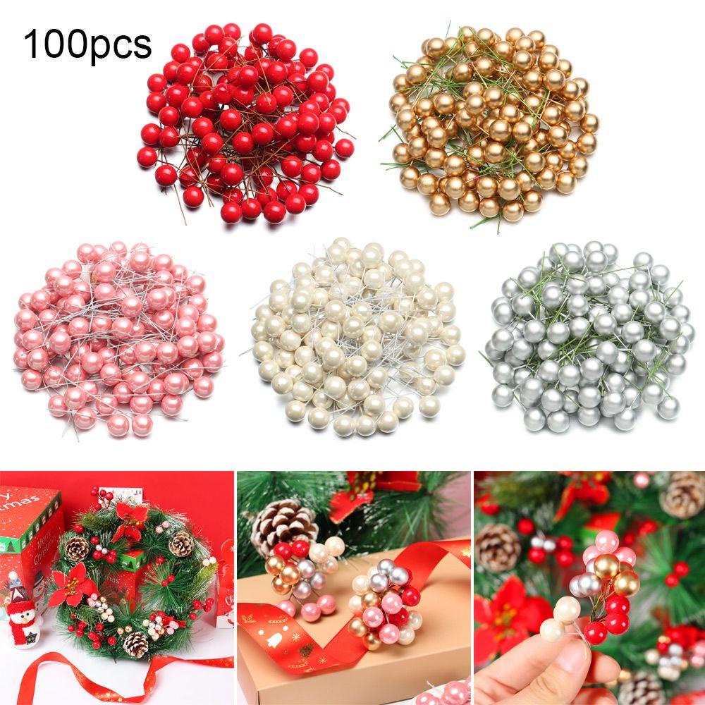 WTTLE Set 100 Quả Thông Giả Trang Trí Giáng Sinh