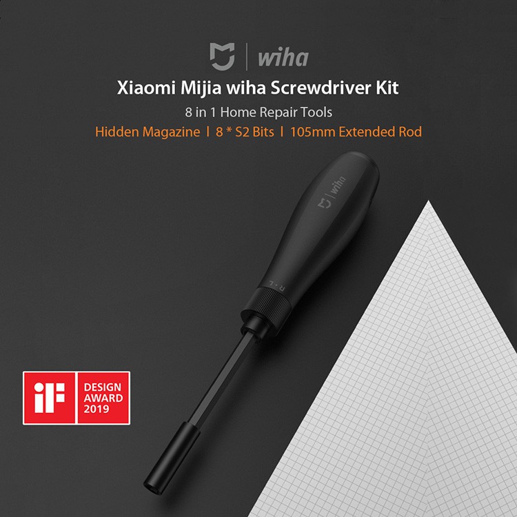 Tua-vít Đa Năng 8 Trong 1 Xiaomi Mijia Wiha