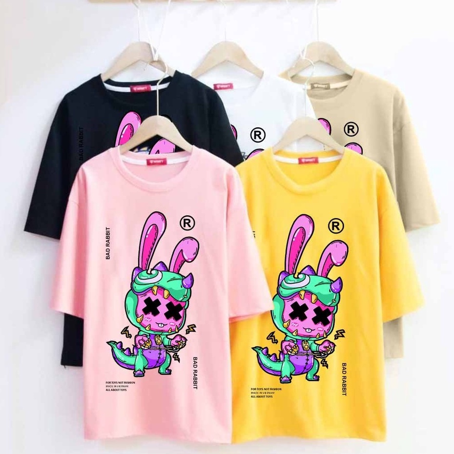 ❤️ GIÁ RẺ ❤️ áo thun nam nữ unisex tay lỡ in hình , kiểu áo phông dáng rộng cổ tròn chất cotton co giãn 4 chiều