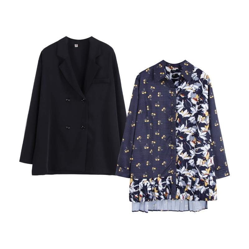 [SẴN Blazer]-SÉT Áo blazer + Áo sơmi (S18) – (Có tách sét)