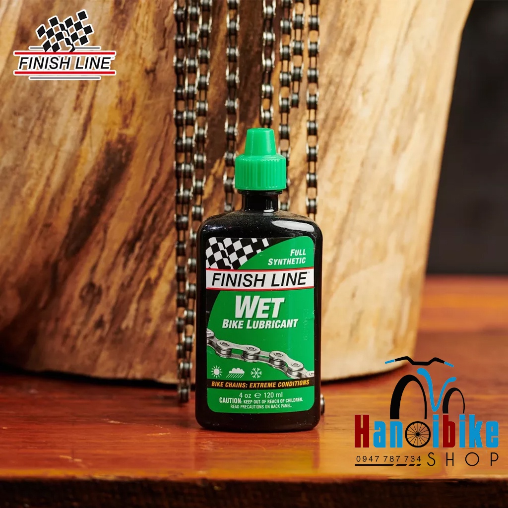 Dầu tra sên/xích xe đạp Finish Line CERAMIC/WET/DRY 120ml