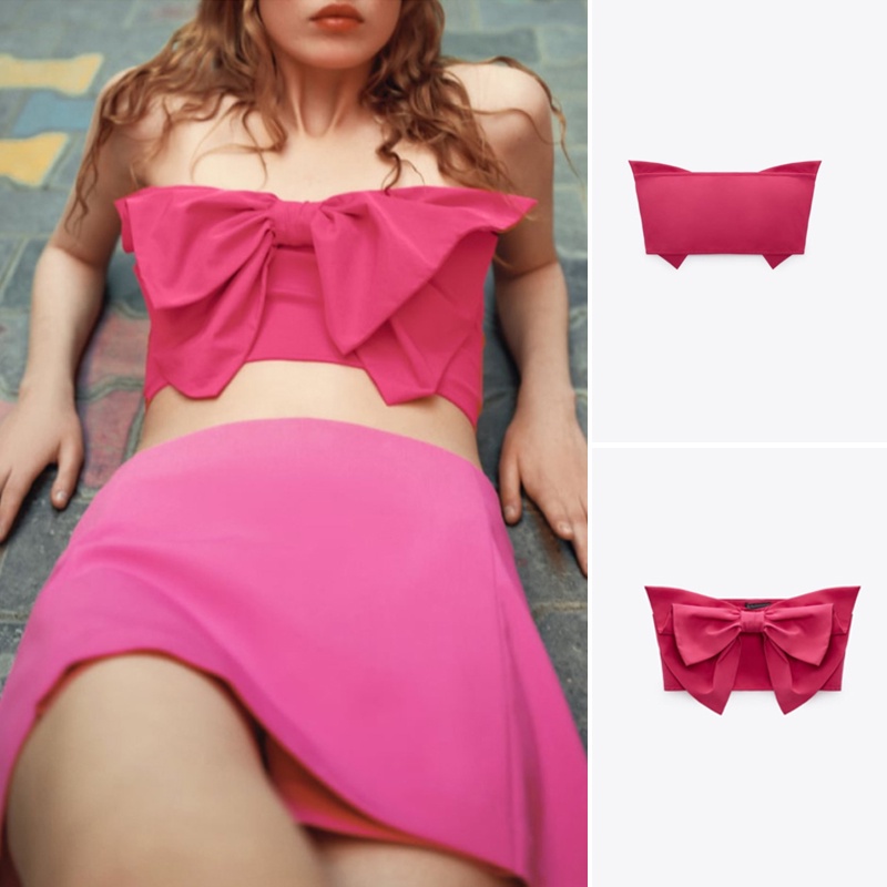 Áo Ống ZARA Họa Tiết Bướm Thời Trang Mùa Hè Cho Nữ 0085345