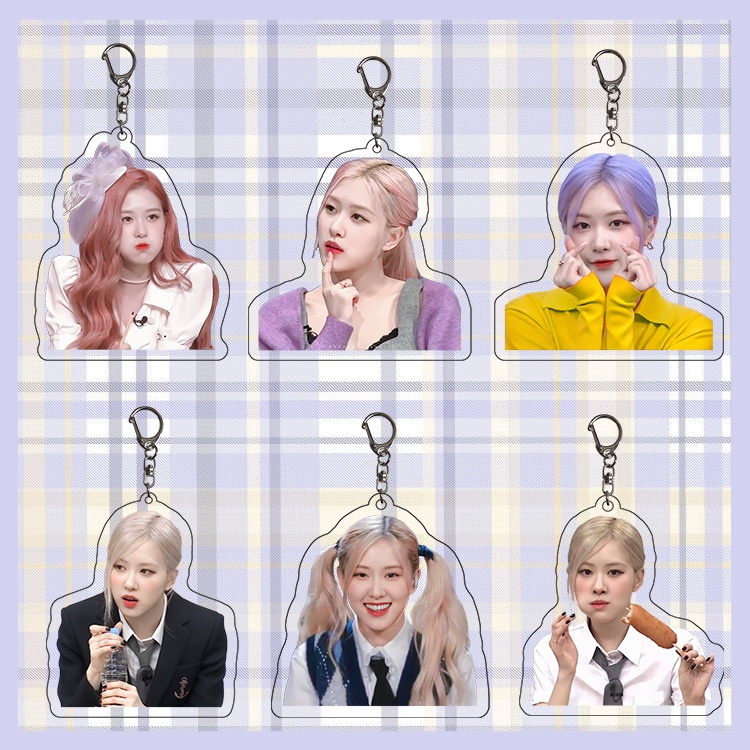 Móc Khóa Hình Nhóm Nhạc KPOP Blackpink Xinh Xắn