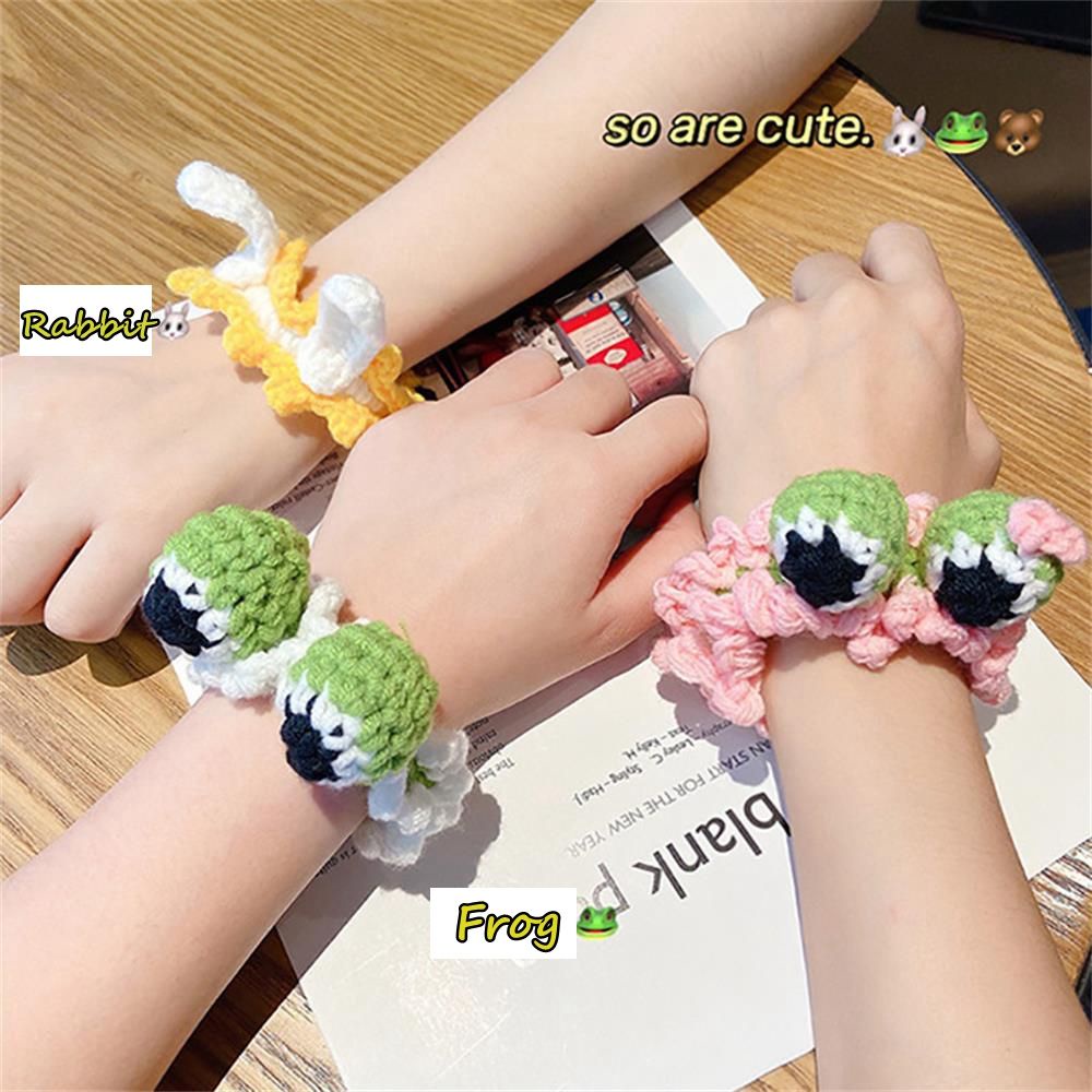 Vòng Tay Đan Len Hình Động Vật Dễ Thương Thời Trang Cho Bé Gái