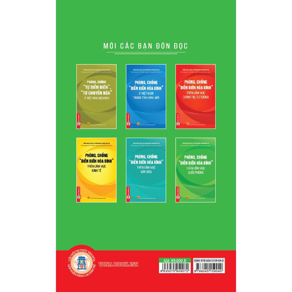 Sách - Phòng, Chống "Diễn Biến Hòa Bình" Trên Lĩnh Vực Quốc Phòng | BigBuy360 - bigbuy360.vn