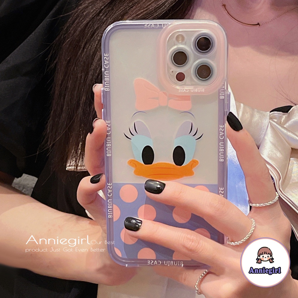 Ốp Điện Thoại Tpu Dẻo In Hình Vịt Donald/Daisy Cho Iphone 12 11 Pro Max X Xs Max Xr 8 7 Plus