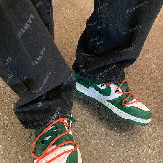 Quần Jean Dài In Chữ Amerikanische Phong Cách Hip Hop Cá Tính