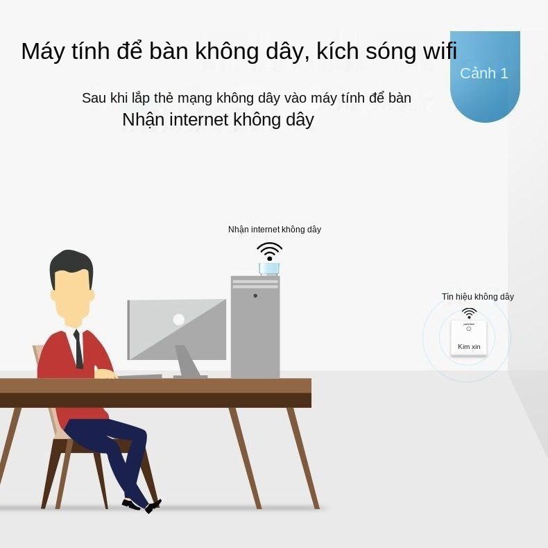 Không có trình điều khiển Thẻ mạng không dây USB máy tính xách tay máy tính nhận tín hiệu mạng bộ phát bên ngoài | BigBuy360 - bigbuy360.vn