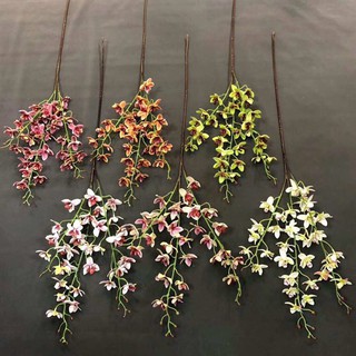 Hoa Lụa Để Bàn 🌺FREESHIP🌺 Hoa Lan Cò Cao Su