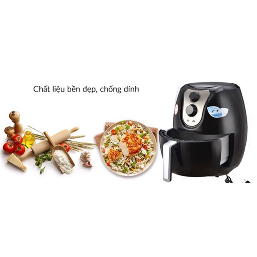 Nồi chiên không dầu Perfect GLA-609 - Dung tích 4 Lít - 2 màu