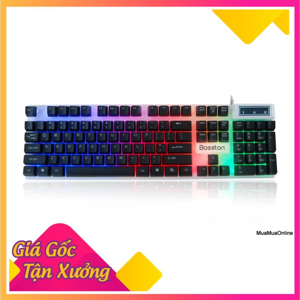 Bàn Phím Led Bosston 808 Giả Cơ Chuyên Game ⚡FREESHIP⚡ TP'S