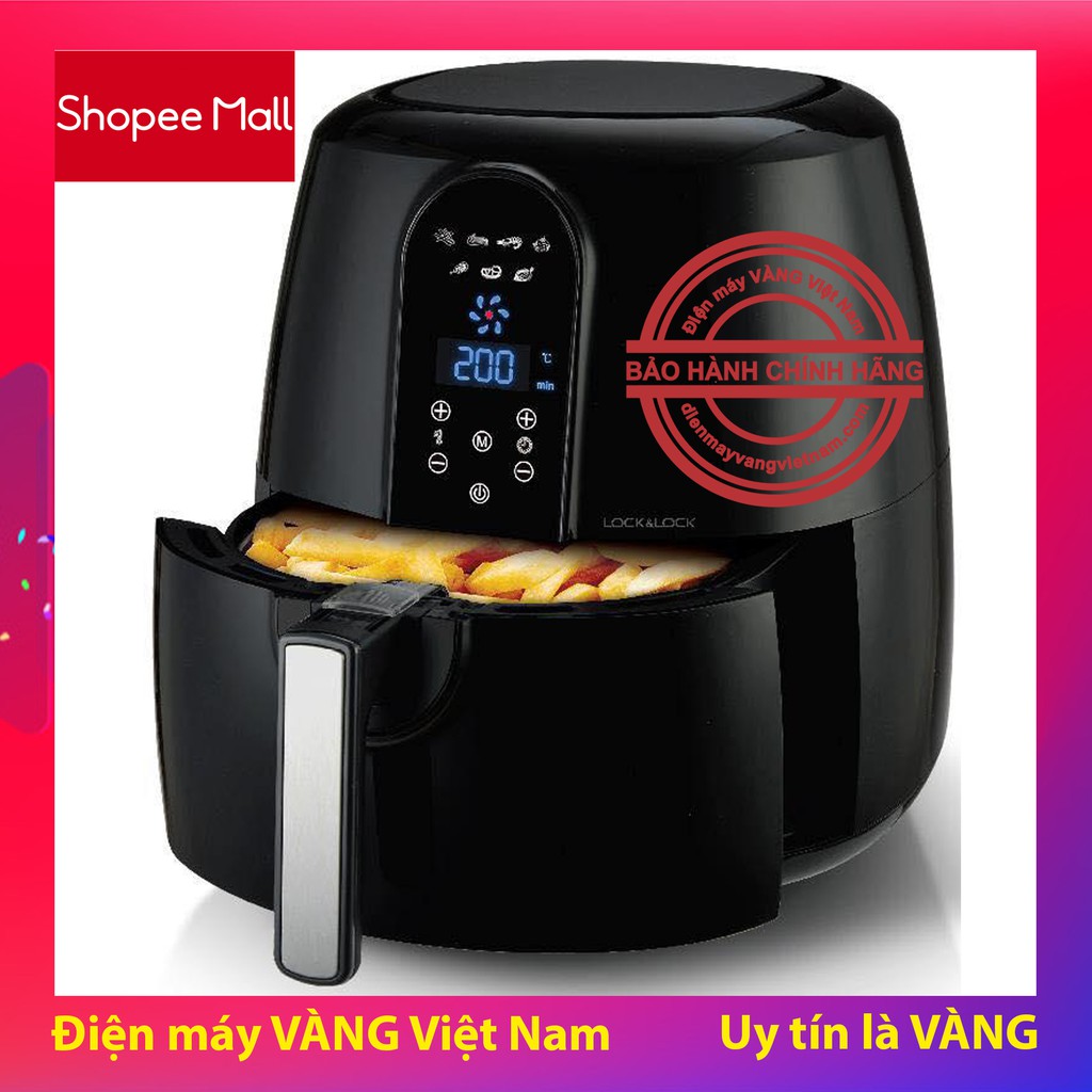 [BIG SALE] Nồi Chiên Không Dầu Lock&Lock EJF351 1800W chính hãng