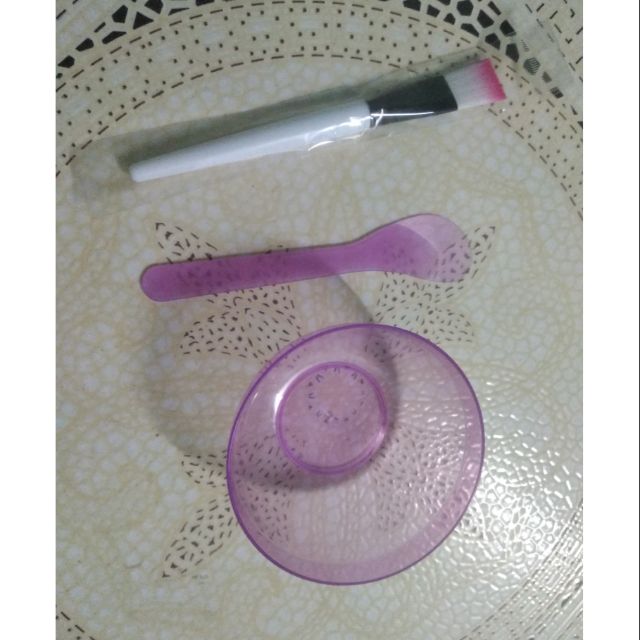 Bộ bát chổi thìa đắp mặt nạ freeship