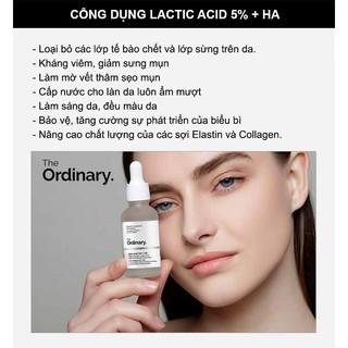 [The Ordinary] Serum Lactic Acid 5% + HA (30mL)