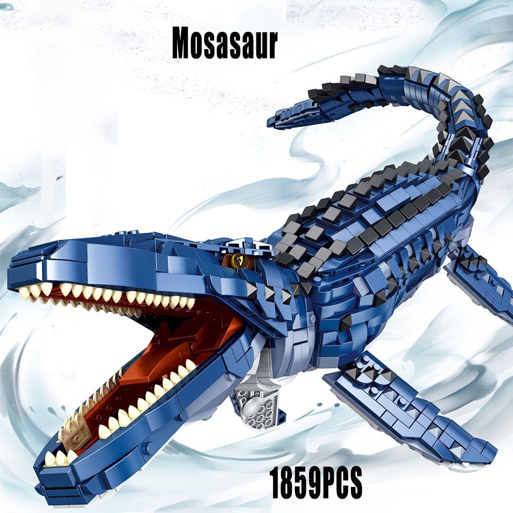 Đồ chơi Lắp ráp Mô hình Khủng long bạo chúa Panlos 611006 611005 Dinosaur Brontosaurus Grey Despotic Dragon