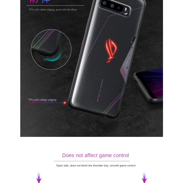 ASUS Ốp Lưng Trong Suốt Cho Rog5 2 Rog Phone 2nd Generation 5th Generation 3 Mới