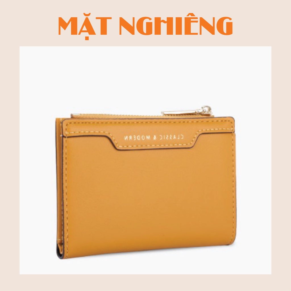 Ví nữ ngắn mini thời trang chính hãng PERFECT FOR YOU nhỏ gọn nhiều ngăn đựng tiền da cao cấp cực đẹp TL32 - GUTADO