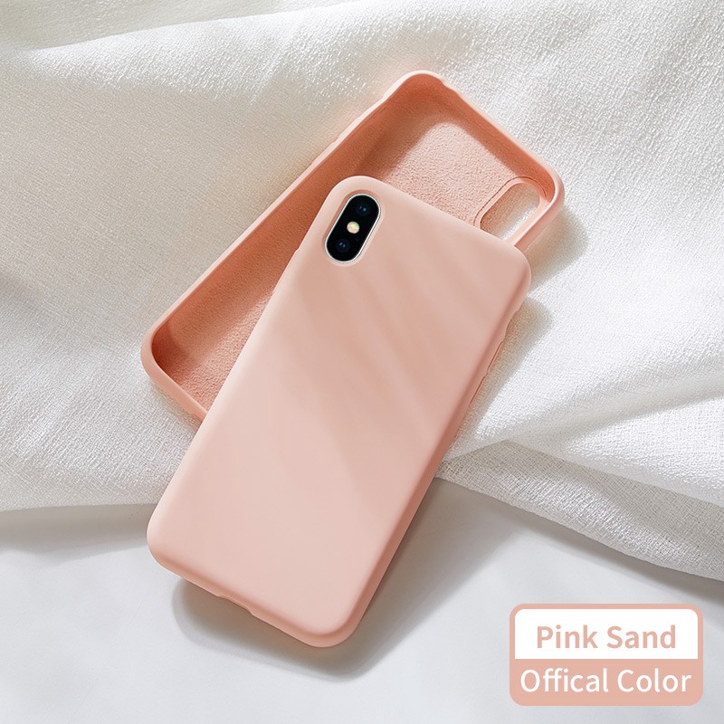 Ốp điện thoại silicone dẻo cho iphone 6 6s plus 7 8 plus X XR XS Max