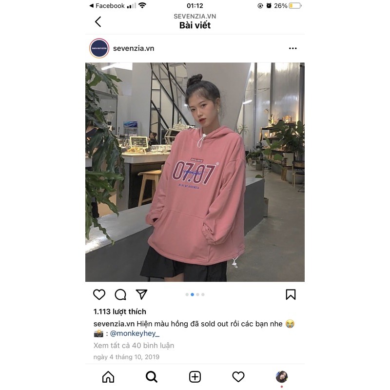 Hoodie Sevenzia 0707