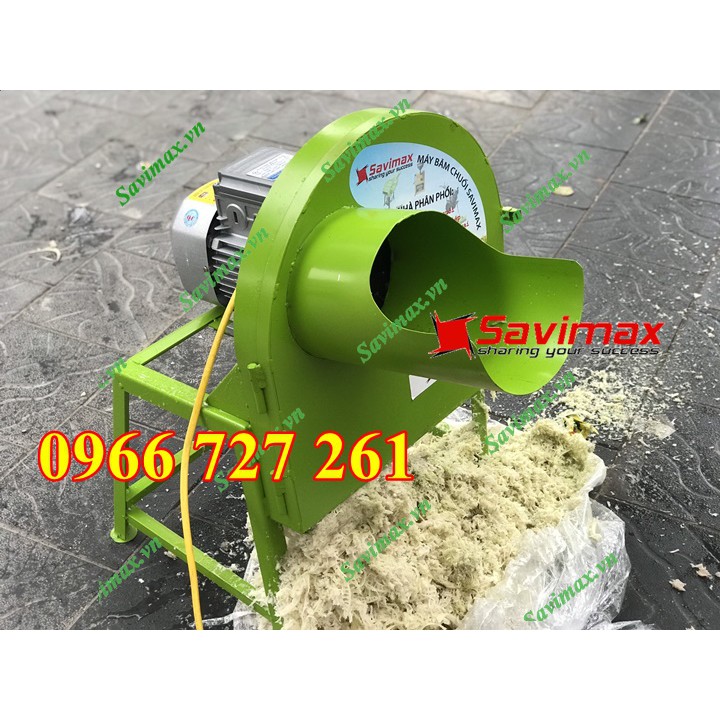 Máy thái chuối nguyên cây siêu mịn 1.5kw thái nhanh cây chuối to