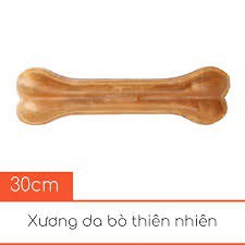 Xương cho chó - Xương da bò cho chó gặm 30cm x 1 chiếc/ 1 túi