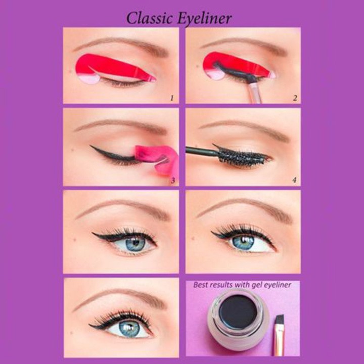 Bộ 48 Khuôn kẻ mí và tô bầu mắt Quick Eyeliner Bikerstorethainguyen eefy1