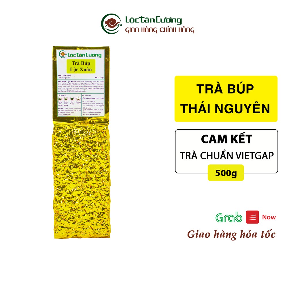 Trà Thái Nguyên Búp Lộc Xuân Lộc Tân Cương Túi 500g