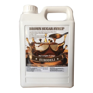 Siro đường đen Eurodeli 2,5kg Đài Loan