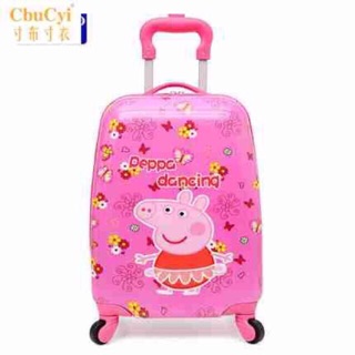 SIZE 18 - VALI KÉO HÌNH HEO PEPPA HỒNG DỄ THƯƠNG