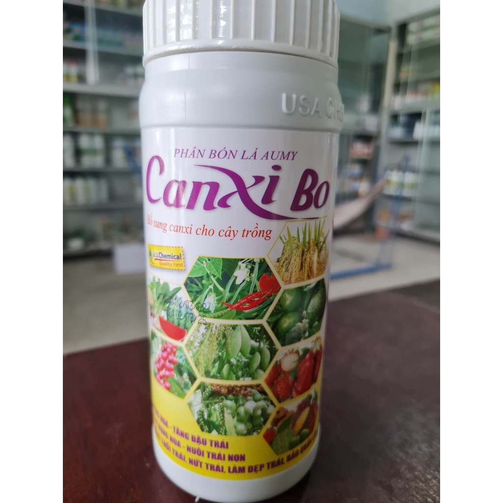 Phân bón SIÊU CANXI BO 500ml phù hợp cho mọi loại cây trồng, Lan, Mai, Cây ăn trái, Rau màu