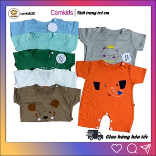Body cộc tay Minky Mom chất thun lạnh in họa tiết hoạt hình ngộ nghĩnh cho bé trai, bé gái từ 4-10kg