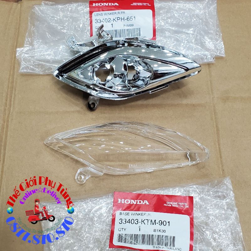 Đế, chụp xi nhan trước Future 2 zin mới - 33403KTM901/ 33402KPH651/ 33453KTM901/ 33452KPH651