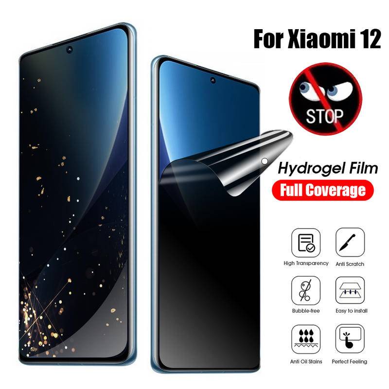 Miếng Dán Màn Hình Cong 3D Chống Nhìn Trộm Cho Xiaomi Mi 12 11 10 CC9 9 Pro 11 10 Lite Mi 12X 11 Ultra 10S CC9E 9SE