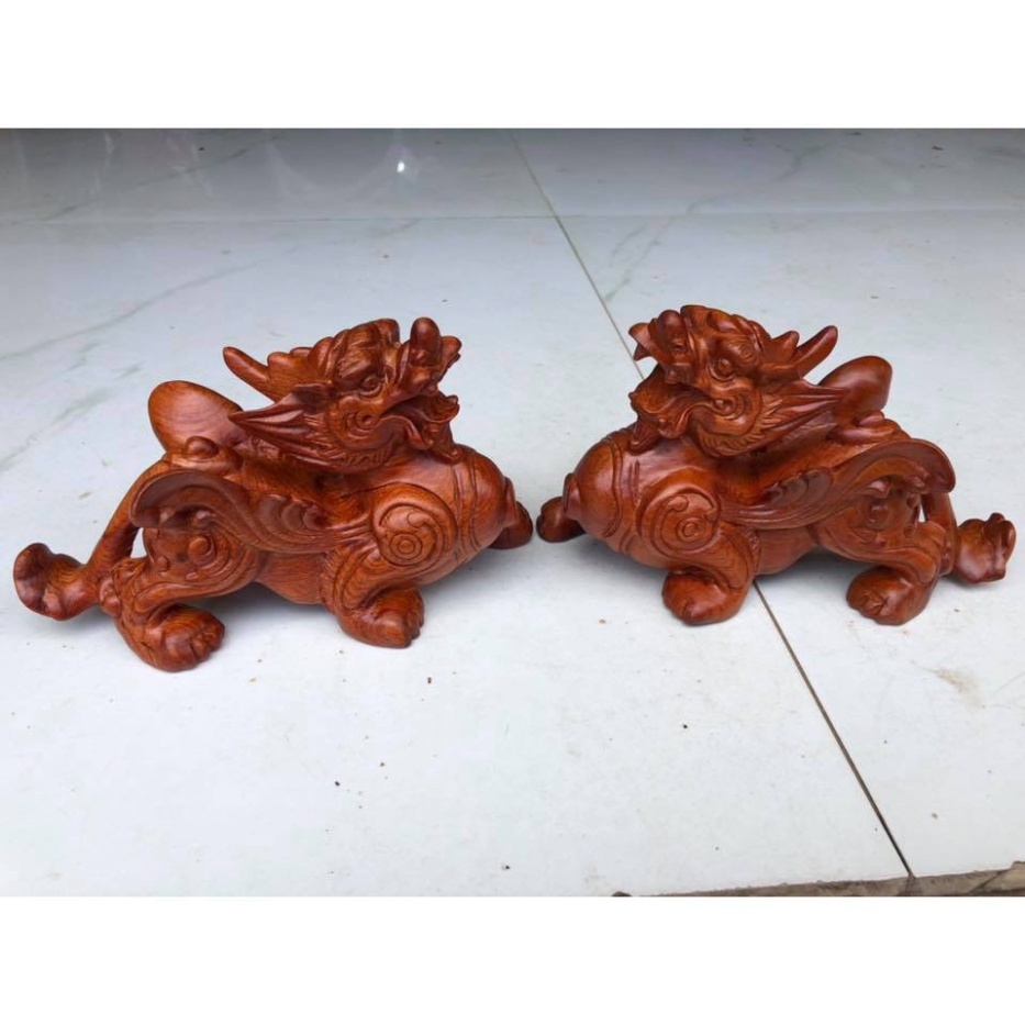 Tỳ hưu làm bằng gỗ cao cấp - TẶNG 1 VÒNG ĐEO TAY - CAM KẾT VỀ CHẤT LƯỢNG