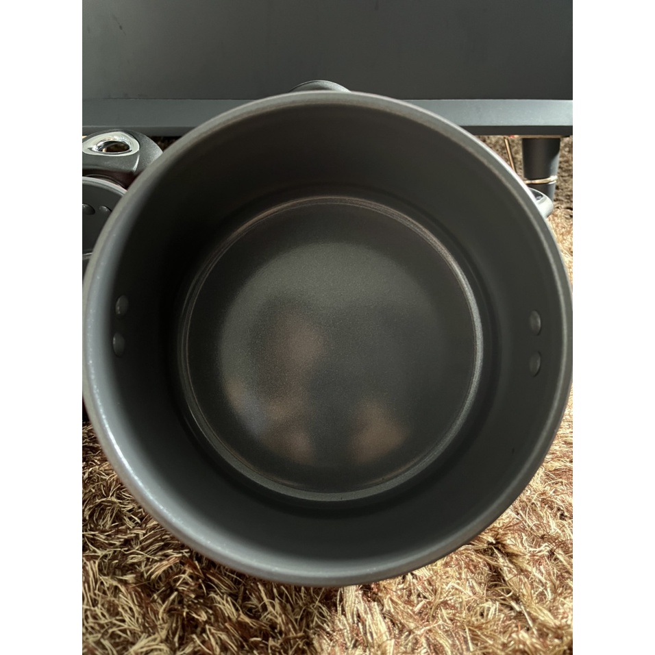 Bộ nồi Ceramic HCA - CG6PC đỏ HappyCook
