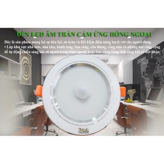 ĐÈN LED ÂM TRẦN CẢM ỨNG SIÊU MỎNG MOLI